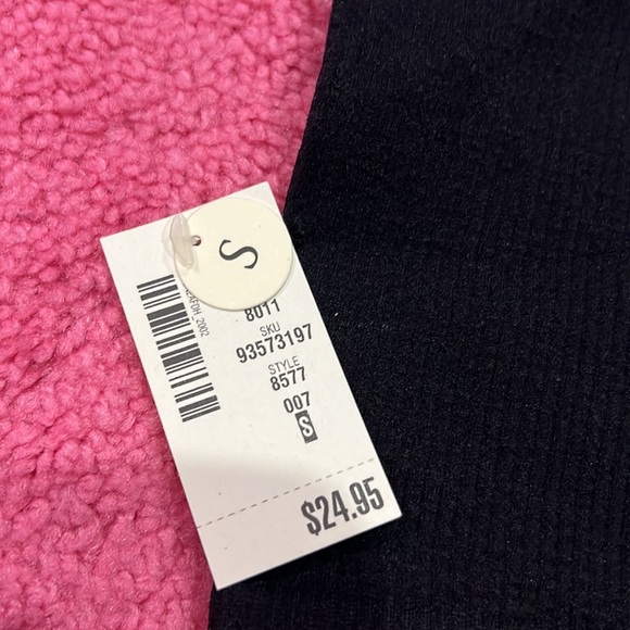 NWT Aeropostale Halter Crop Top Black - Picture 3 of 4